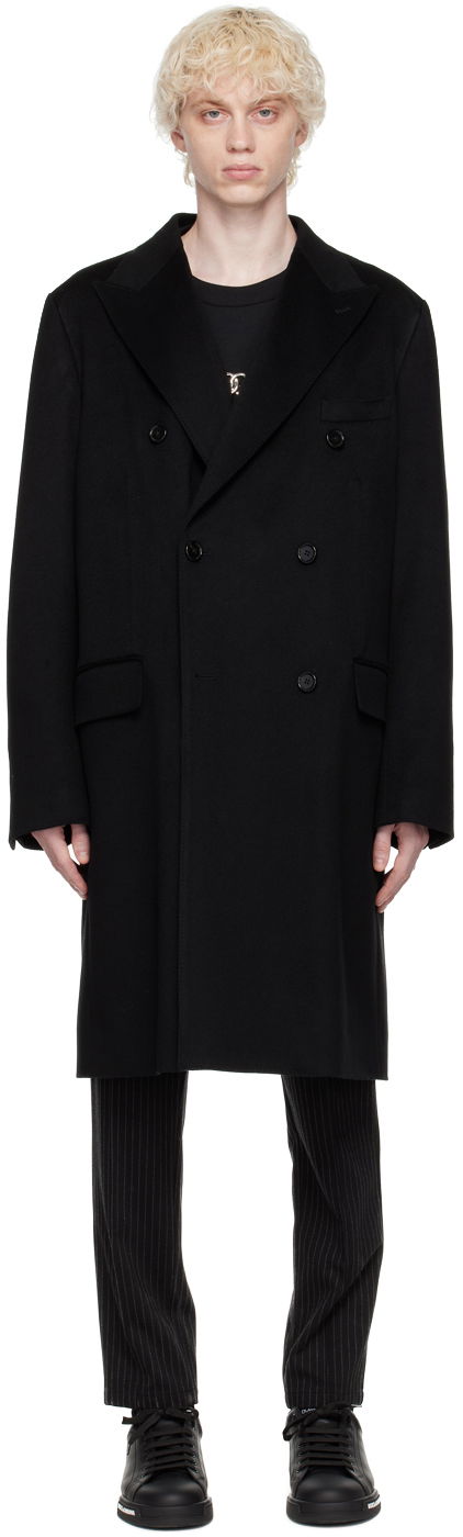 Takit Dolce & Gabbana Black Deconstructed Coat Musta | G033FTFU20O