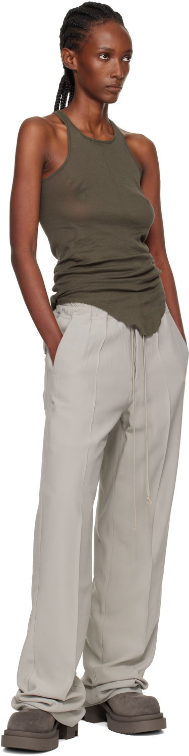 Housut Rick Owens Rick Owens Concordians Dietrich Drawstring Trousers Harmaa | RP02E4325 HY, 3