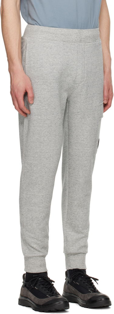 Verryttelyhousut C.P. Company C.P. Company Diagonal Raised Fleece Lens Sweatpants Musta | 18CMSP017A-005086W, 4