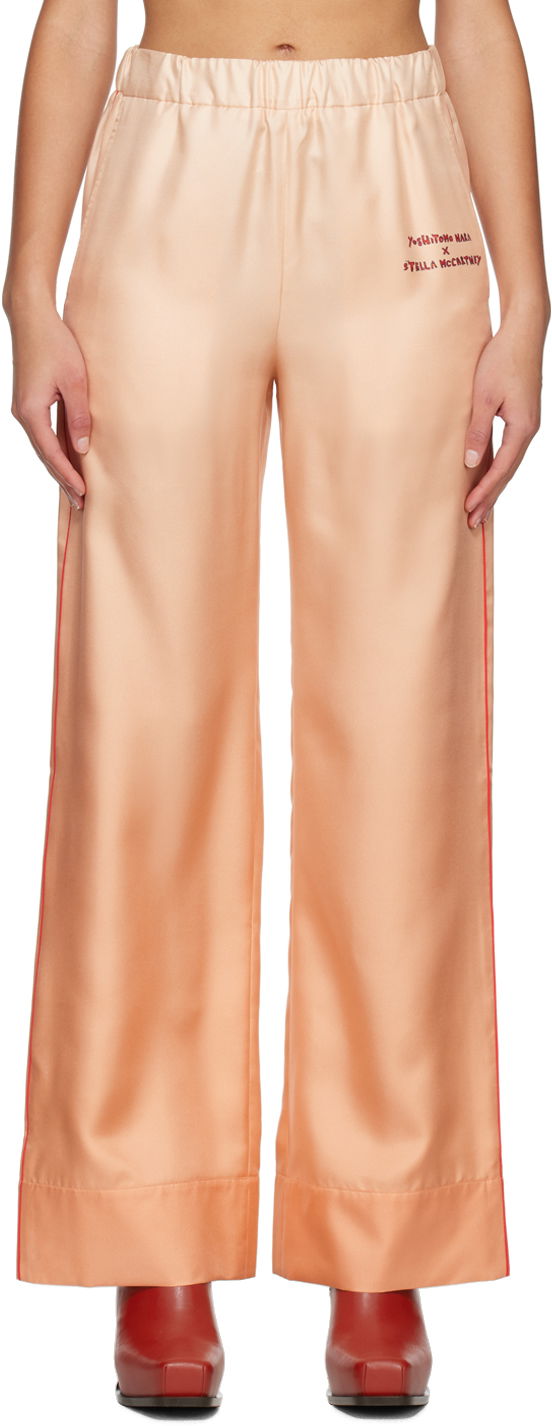 Verryttelyhousut Stella McCartney Stella McCartney Printed Trousers Oranssi | 6400843BSSH4