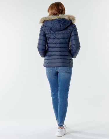 Puffer takki Tommy Hilfiger BASIC HOODED DOWN JACKET Tummansininen | DW0DW14693-C87=DW0DW08588-C87, 3