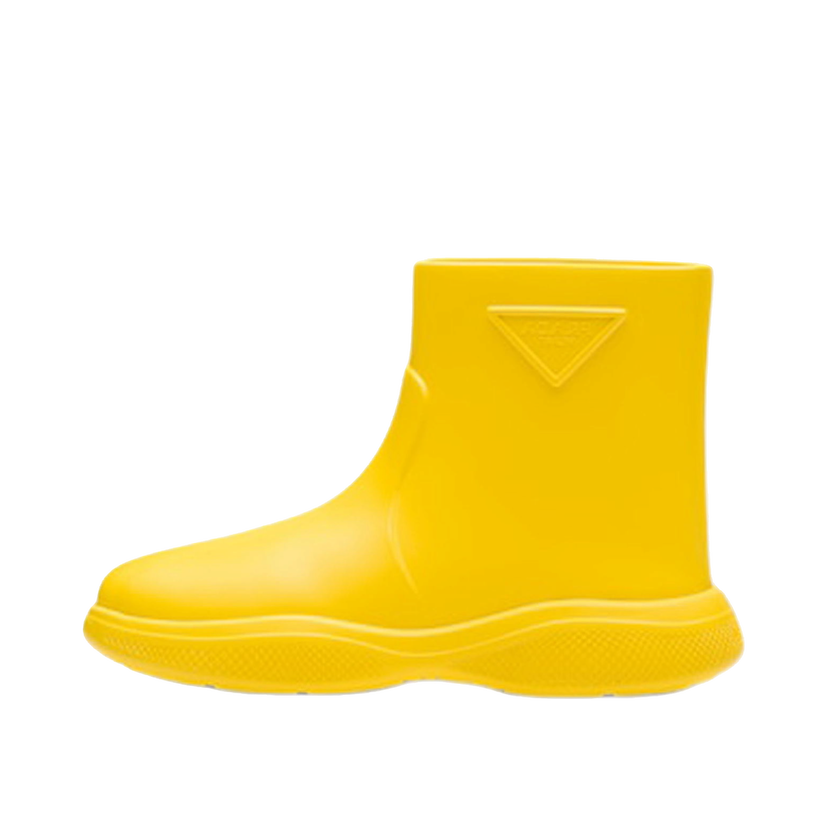 Tennarit ja kengät Prada Pull-On Rain Booties Sunny Yellow Rubber Keltainen | 1T859M_3LKD_F0377_F_025