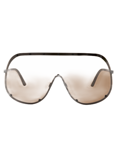 Aurinkolasit Rick Owens Shield Sunglasses Ruskea | RG0000006 GBLKBR