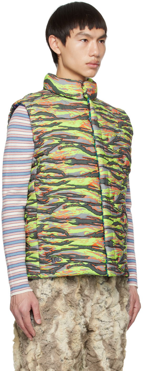 Liivi ERL Camo Down Vest Vihreä | ERL06J007, 1