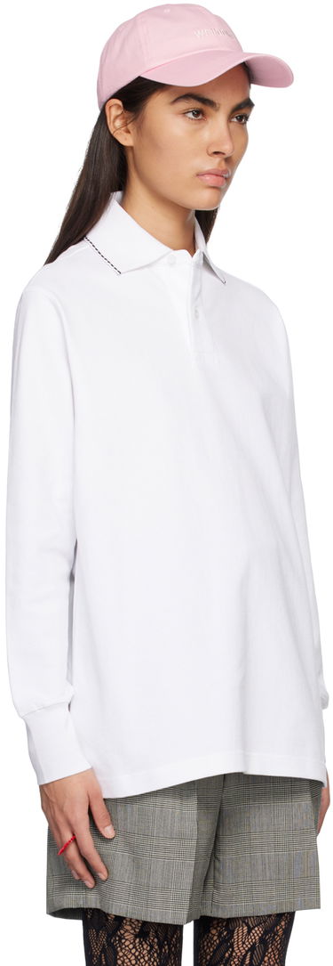 Poolopaita We11done We11done Scalloped Polo Valkoinen | WD-TT1-23-819-U-WH, 1