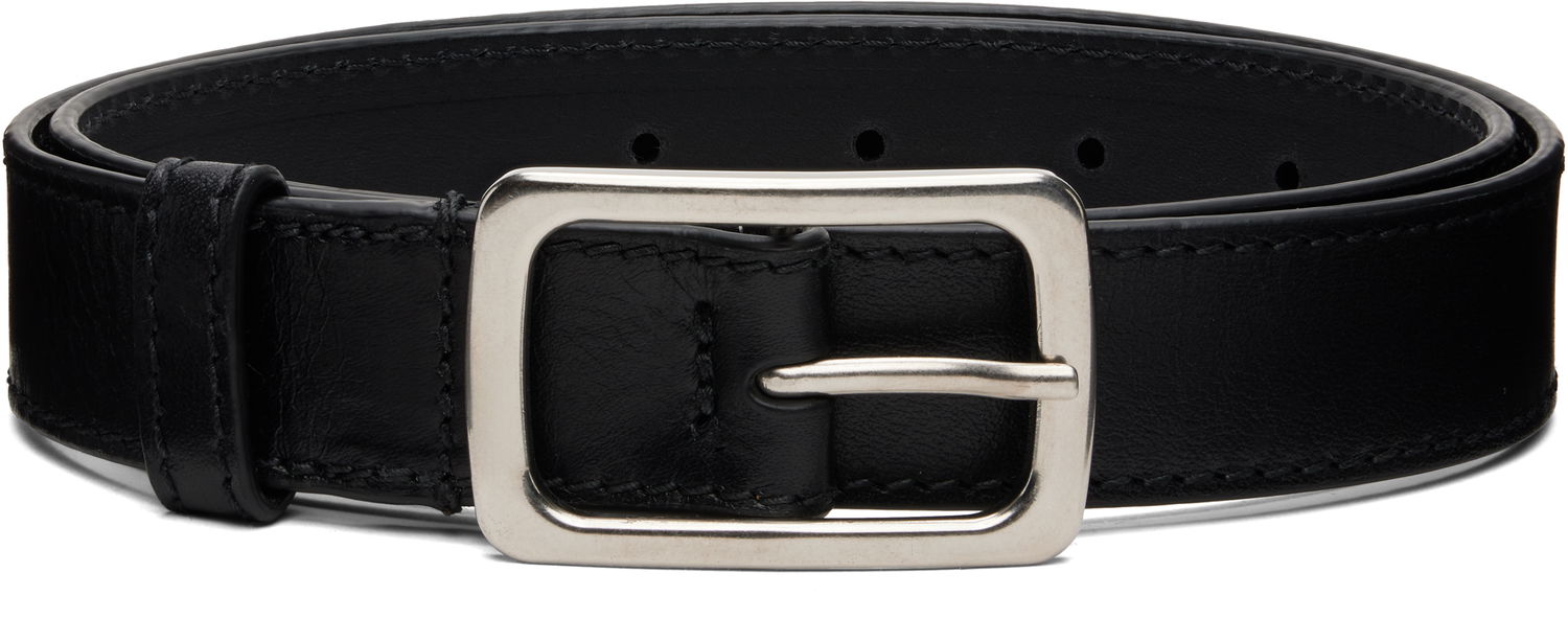 Vyöt Dries Van Noten Dries Van Noten Leather Belt Musta | 252-021402-195, 0
