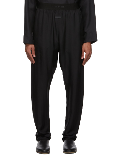 Verryttelyhousut Fear of God Silk Lounge Pants Musta | FG40LW-001VIS