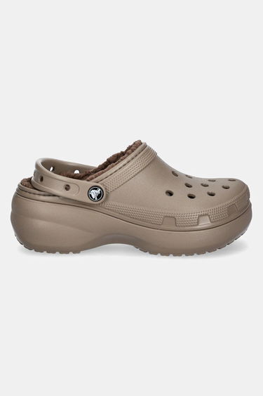 Tennarit ja kengät Crocs Platform Lined Clogs Beige | 207938-195, 2