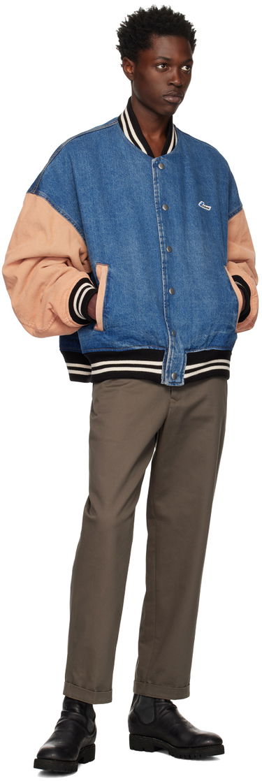 Bomber-takki We11done We11done Denim Varsity Jacket Sininen | WD-DJ3-22-371-U-BL, 3