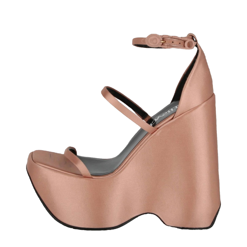 Tennarit ja kengät Versace 160mm Triplatform Sandals Blush (Women's) Beige | 1004483_1A0061_1PF20
