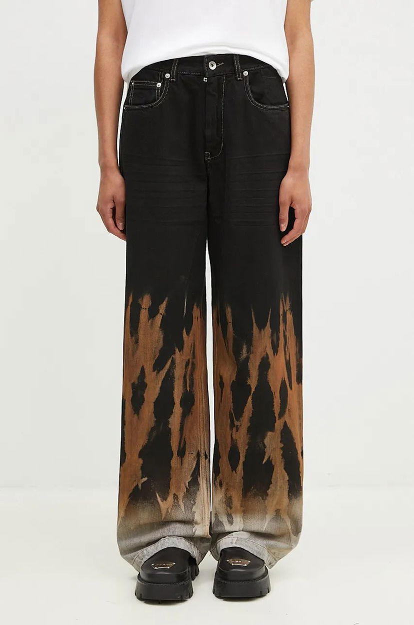 Jeans Rick Owens Geth High Waist Jeans Musta | DS02D2305.BSUN