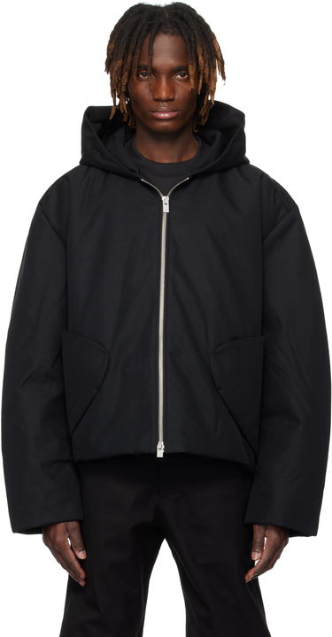 Puffer takki HELIOT EMIL Heliot Emil Avalanche Hooded Puffer Jacket Musta | PRESS25_M_02_148_BLK01, 0