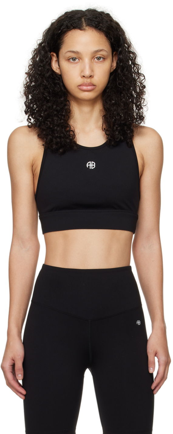 Rintaliivit Anine Bing Blair Black Sports Bra Musta | S-10-0071-000
