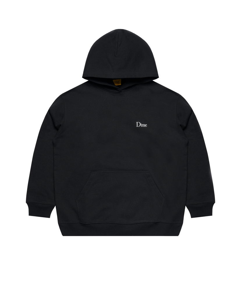 Huppari Dime Classic Small Logo Hoodie Musta | DIMEFA2412BLK