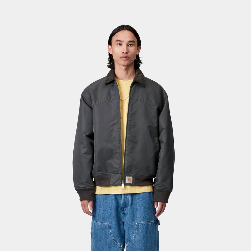 Takki Carhartt WIP WIP Santa Fe Alumni Jacket Harmaa | I035147_9