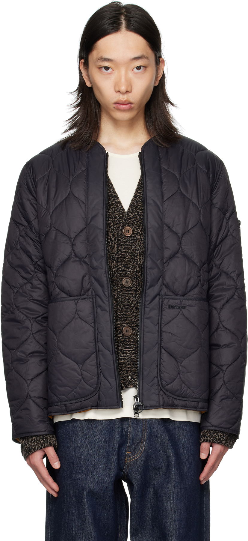 Takki Barbour Barbour Re-Engineered Utility Liddesdale Quilted Jacket Musta | MQU1856BK11
