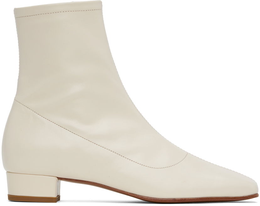 Vaatteet BY FAR BY FAR Este Ankle Boots Valkoinen | 16605-07-EBWHTL