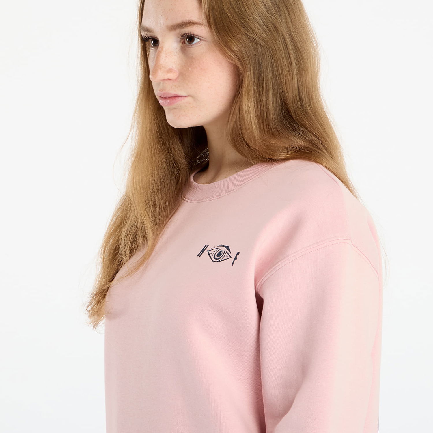 Huppari Horsefeathers Chandra Crewneck Sweatshirt Vaaleanpunainen | SW950A, 1