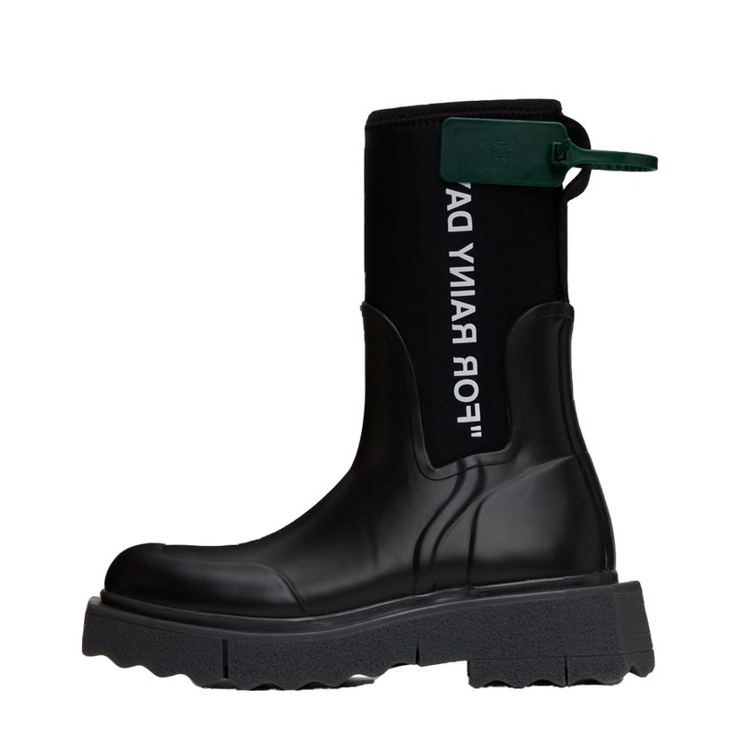 Tennarit ja kengät Off-White Sponge Rain Boots Musta | OWIE016C99MAT0011001