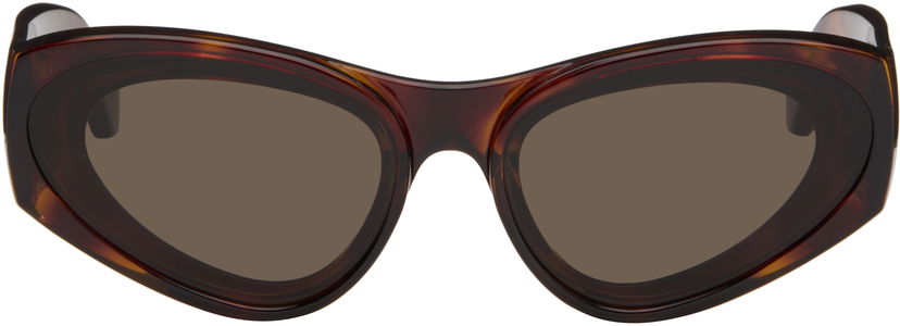 Aurinkolasit Loewe Paula's Ibiza Goggle Cat-Eye Sunglasses Ruskea | LW40171UW6252E 192337236136