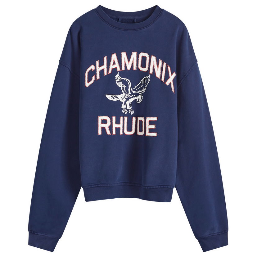 Huppari Rhude Chamonix Eagle Graphic Sweatshirt Sininen | RHPF24ST13012
