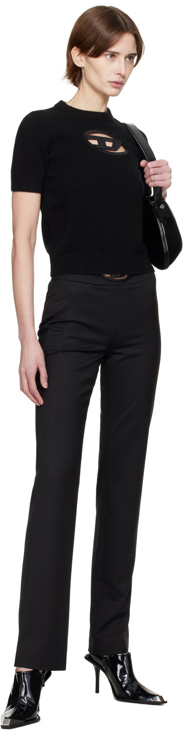 Villapaita Diesel M-Argarin-Ss Short Sleeve Sweater Musta | A17504 0KCAE, 3