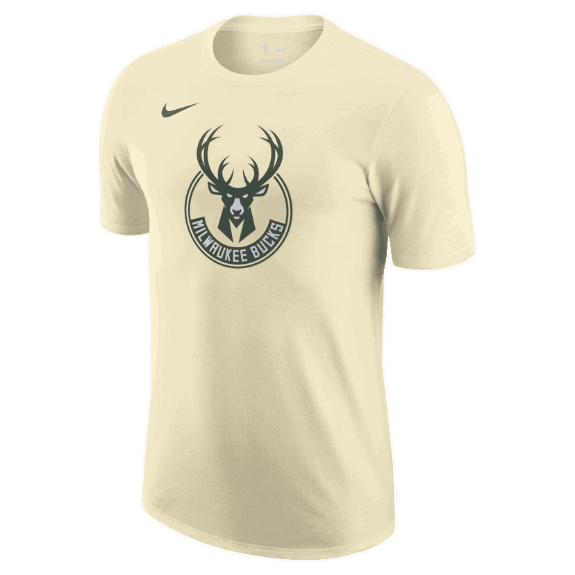 T-paita Nike Nike NBA Milwaukee Bucks Essential T-Shirt Beige | FJ0247-280
