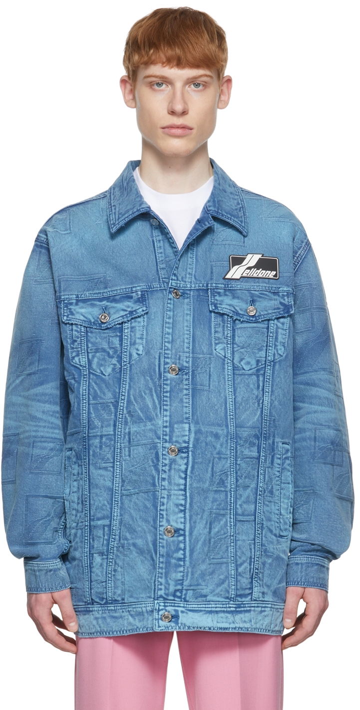 Takki We11done Denim Jacket Sininen | WD-DJ1-22-366-U-BL