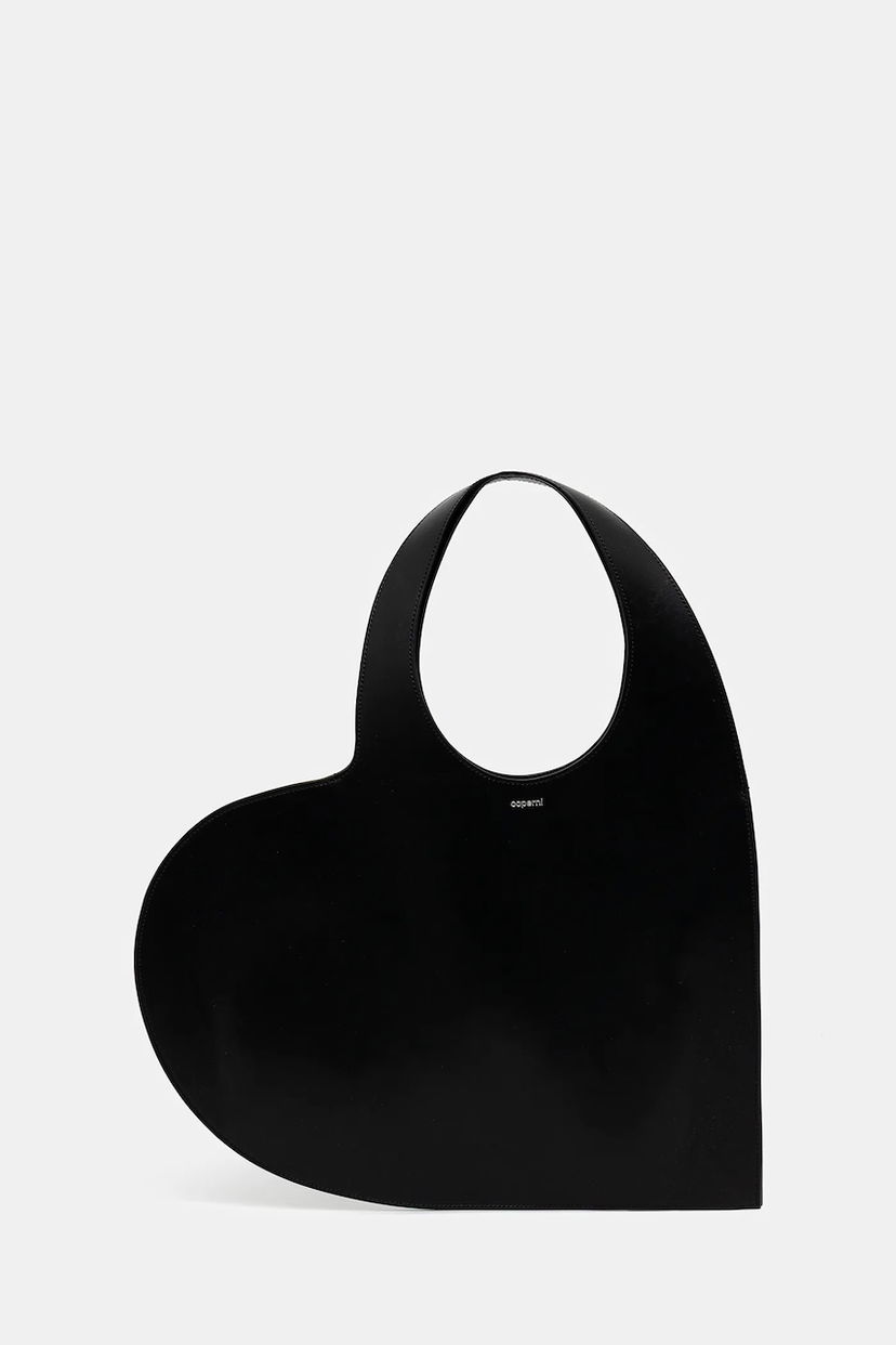 Kangaskassi Coperni Coperni Double Heart Tote Bag Musta | COPBA113F6062