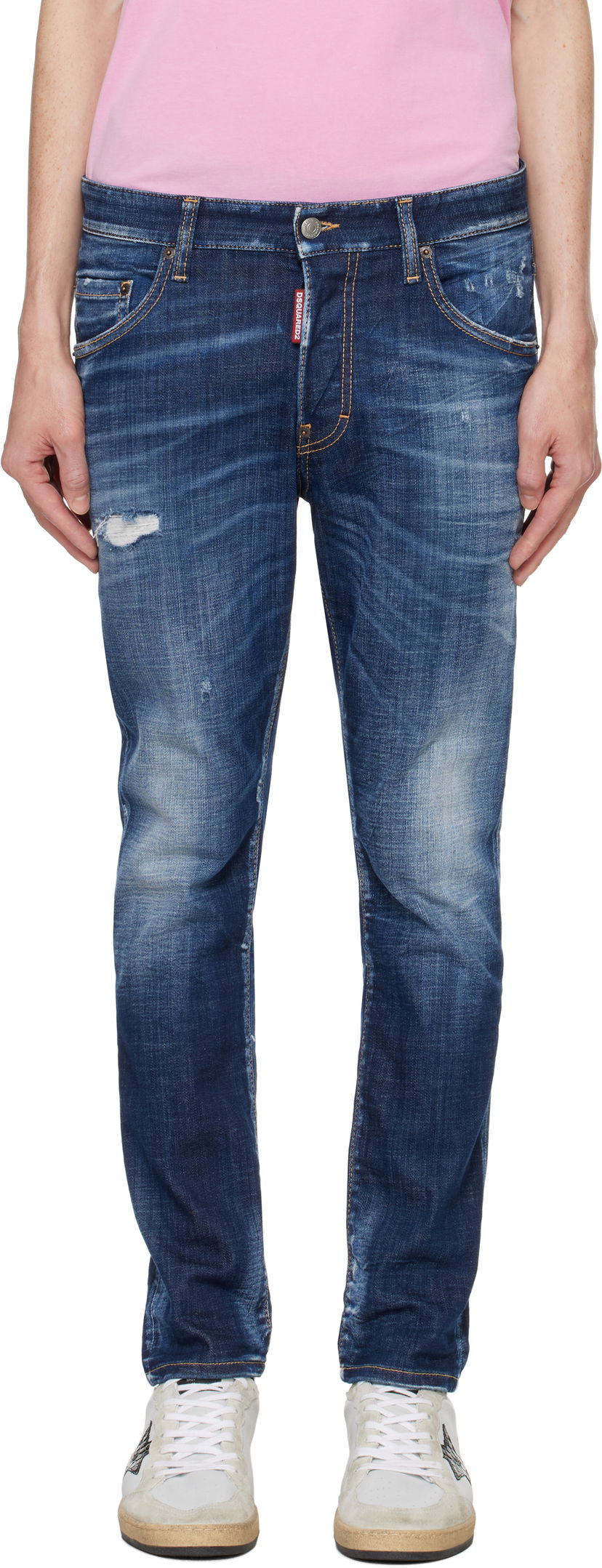 Jeans DSQUARED2 Skater Jeans Sininen | S74LB1574_S30342