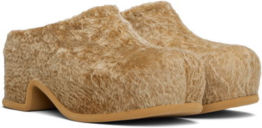 Kengänhoito Dries Van Noten Dries Van Noten Shearling Slip-on Loafers Beige | MS251-758, 3