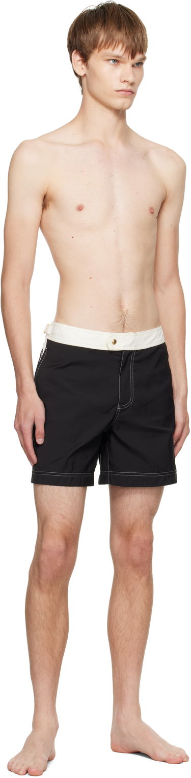 Uimapuvut Tom Ford TOM FORD Nylon Contrast Swim Shorts Musta | BSS002-FMN067, 3