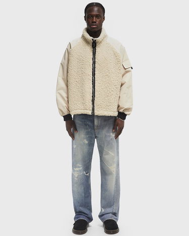 Takki JW Anderson JW Anderson Color Block Track Top Fleece Jacket Beige | JK0372-PG1736-132, 1