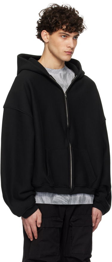 Huppari Alexander Wang Dense Fleece Star Zip-Up Hoodie Harmaa | 6CC2242051, 4