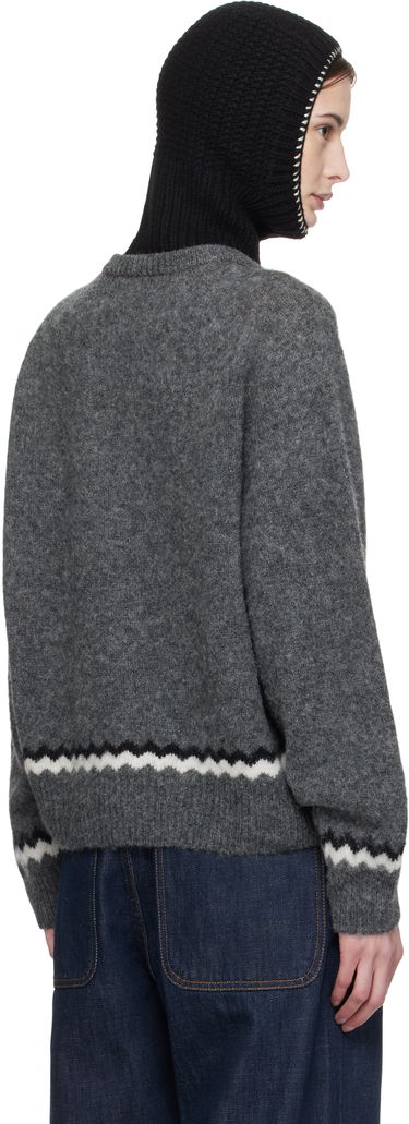 Villapaita YMC YMC Atomic Zig Zag Cardigan Harmaa | Q8XMD, 2