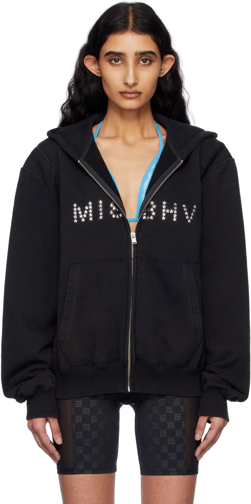 Huppari MISBHV MISBHV Star Teddy Zip Hoodie Musta | 250W202