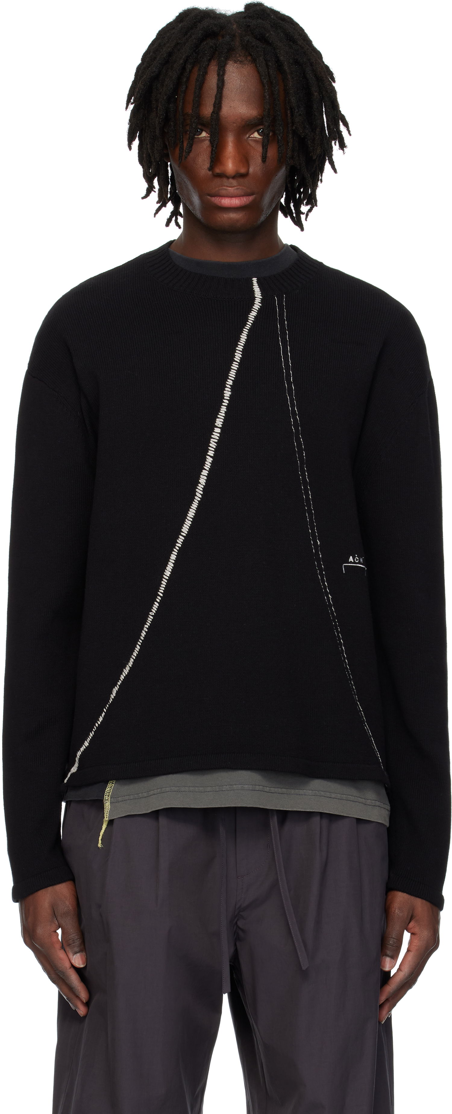 Villapaita A-COLD-WALL* A-COLD-WALL* Millbank Knit Sweater Musta | ACWMK202, 0