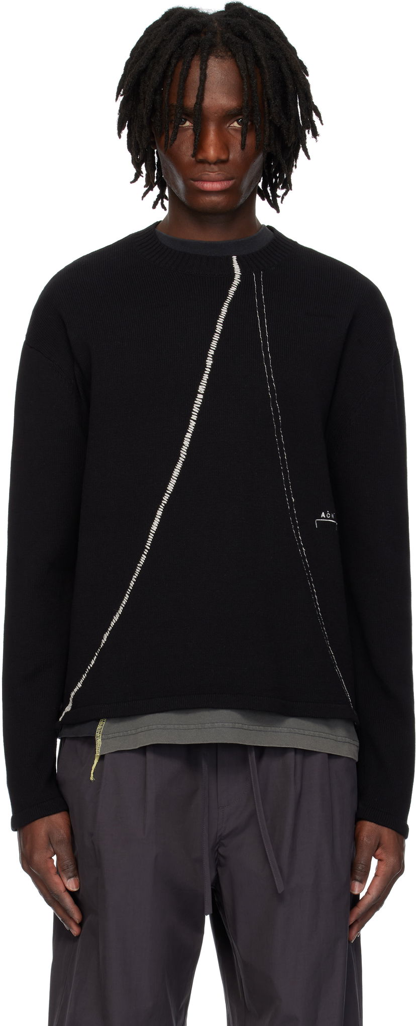 Villapaita A-COLD-WALL* A-COLD-WALL* Millbank Knit Sweater Musta | ACWMK202