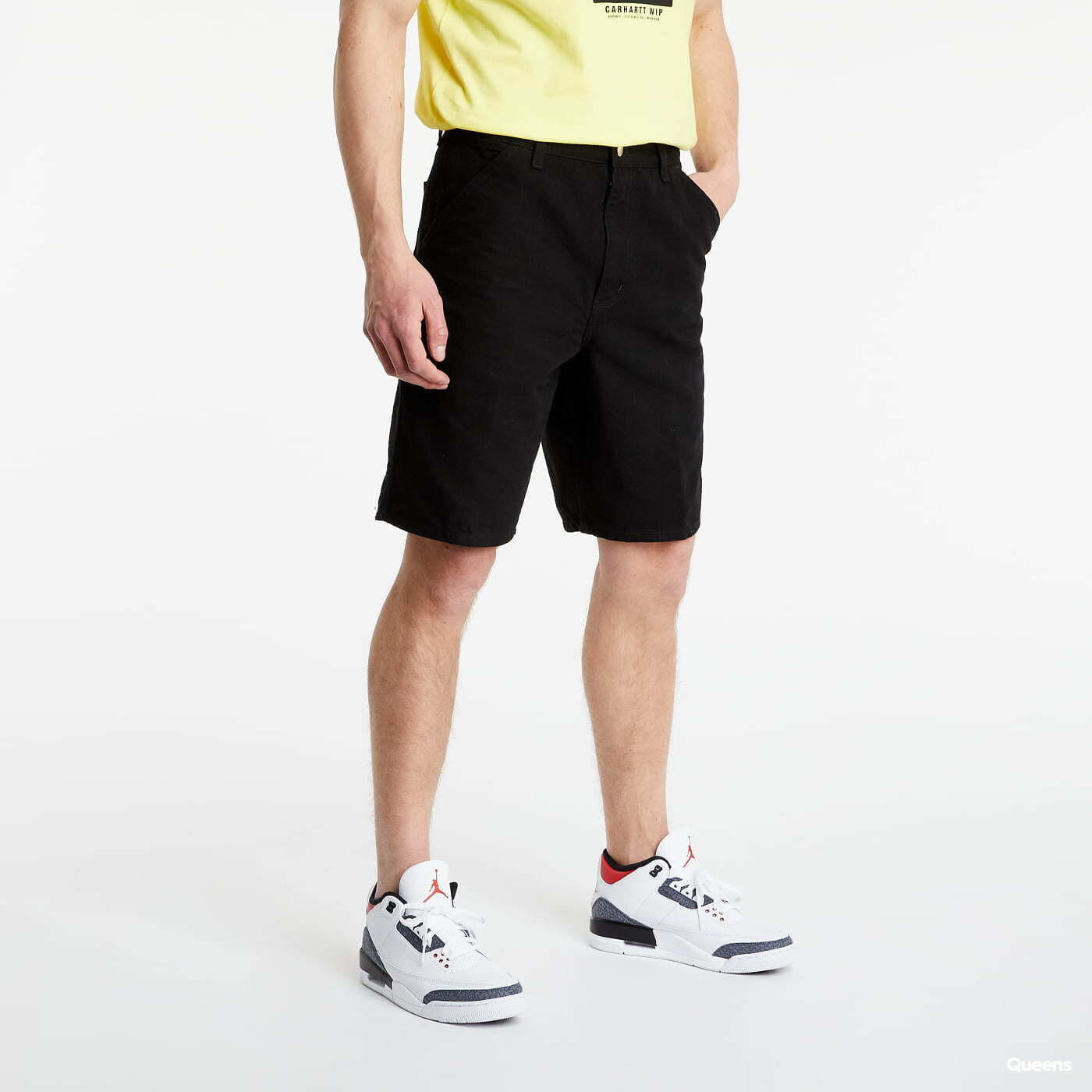 Shortsit Carhartt WIP Single Knee Short Musta | I027942, 0