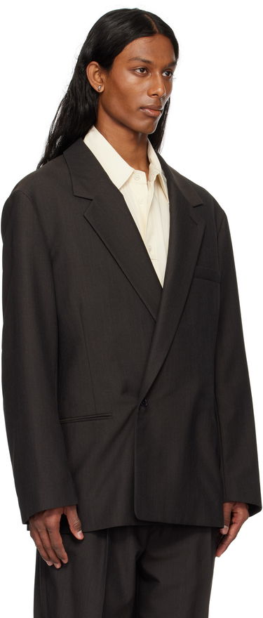 Takki LEMAIRE Lemaire Soft Double Breasted Blazer Musta | JA1063 LF414, 1