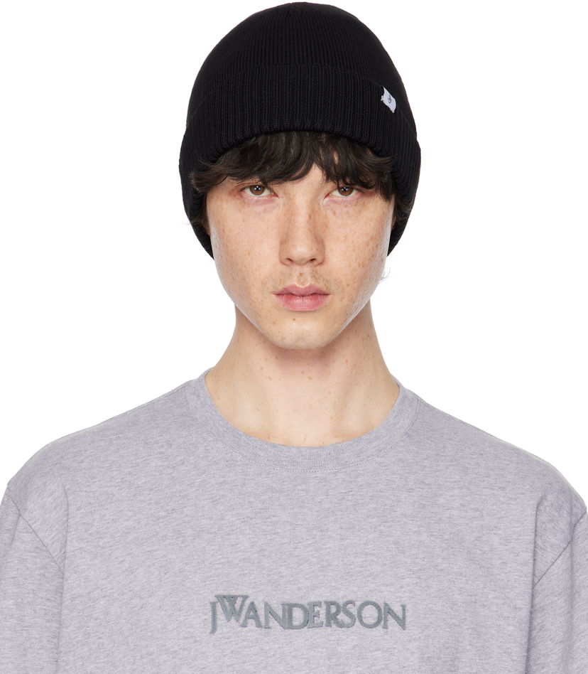 Pipo JW Anderson JW Anderson Knitted Beanie Musta | KW1370-YN0008