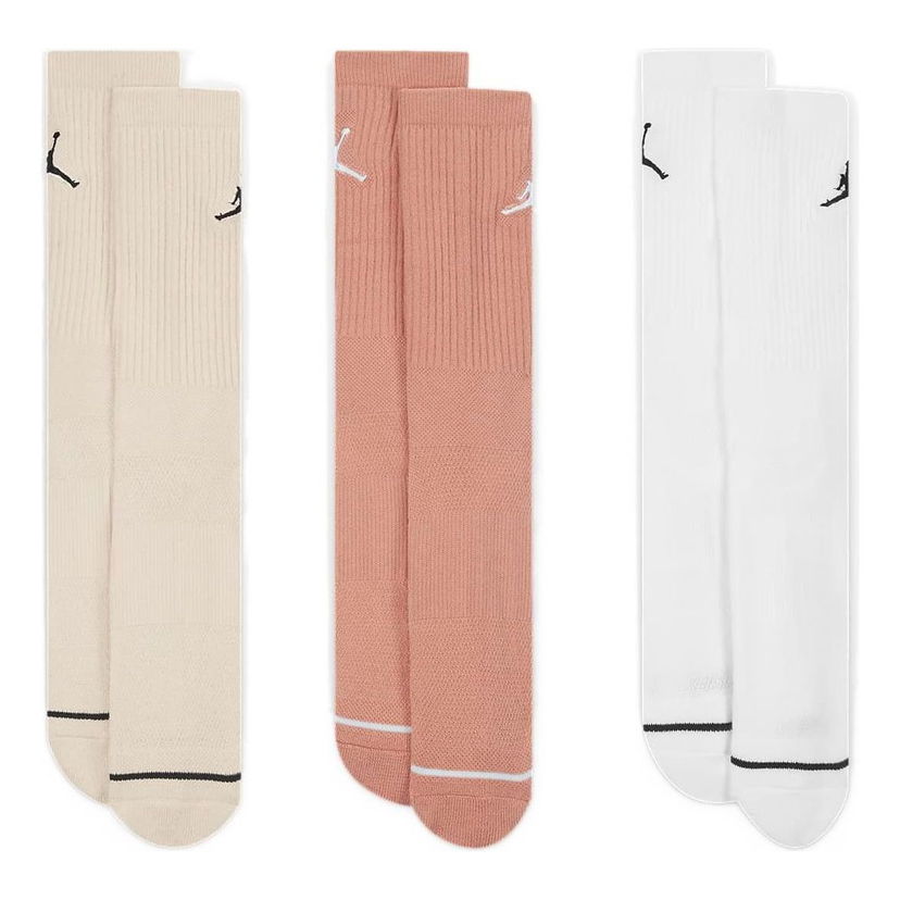 Sukat Jordan Jordan Everyday Max Crew Socks Valkoinen | SX5545-918