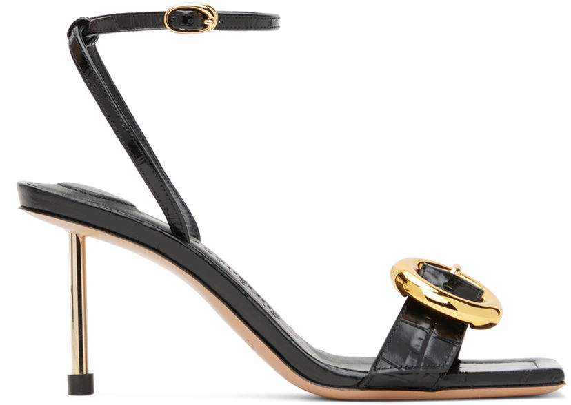 Kengänhoito Jacquemus Jacquemus Les Sculptures Regalo Heeled Sandals Musta | 24E241FO078-4301