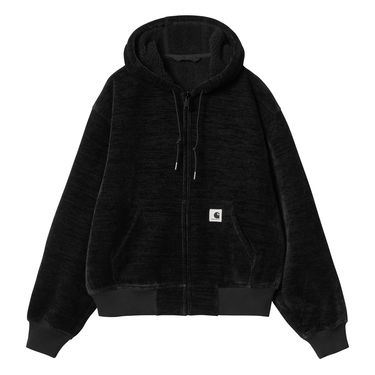 Huppari Carhartt WIP Active Fleece Zip-Up Hoodie Musta | I033905_8, 7