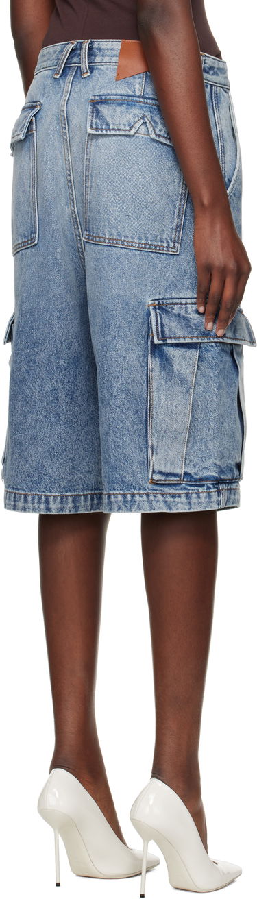 Shortsit Rhude Rhude Baggy Denim Cargo Shorts Sininen | RHPS25SH05012, 2