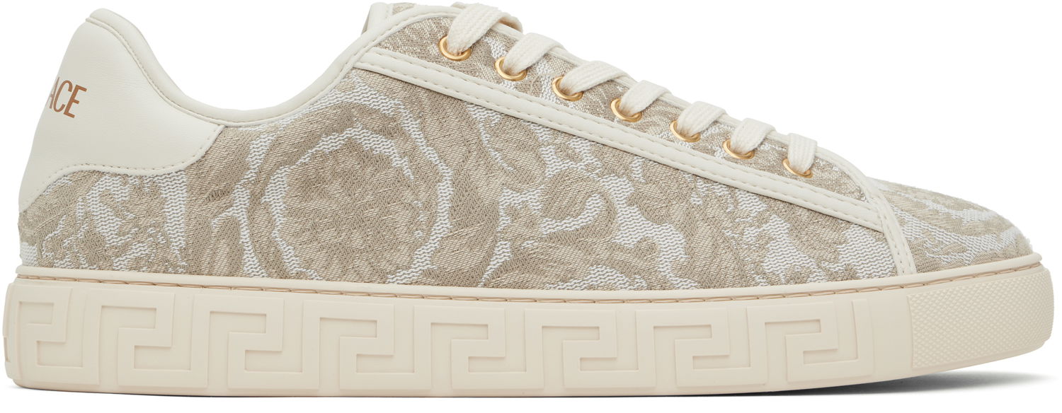 Tennarit ja kengät Versace Barocco Greca Valkoinen | 1014460_1A09449, 0