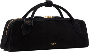 Käsilaukku Alaïa 'Le Teckel' Suede Top Handle Bag Musta | AA1S06026CA328, 3