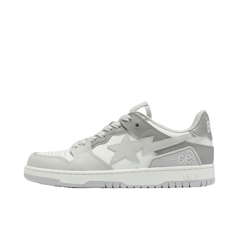 Tennarit ja kengät BAPE A Bathing Ape Sk8 Sta #5 White Harmaa | 1J80-291-059-BRW/001FWJ801059I-BRW