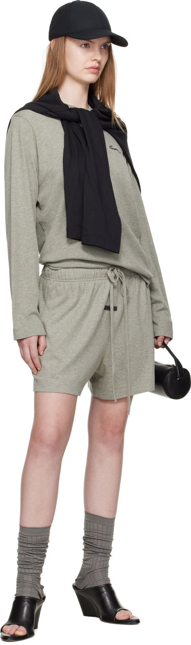 Shortsit Fear of God ESSENTIALS Soccer Drawstring Shorts Harmaa | 160SP255655FW, 3