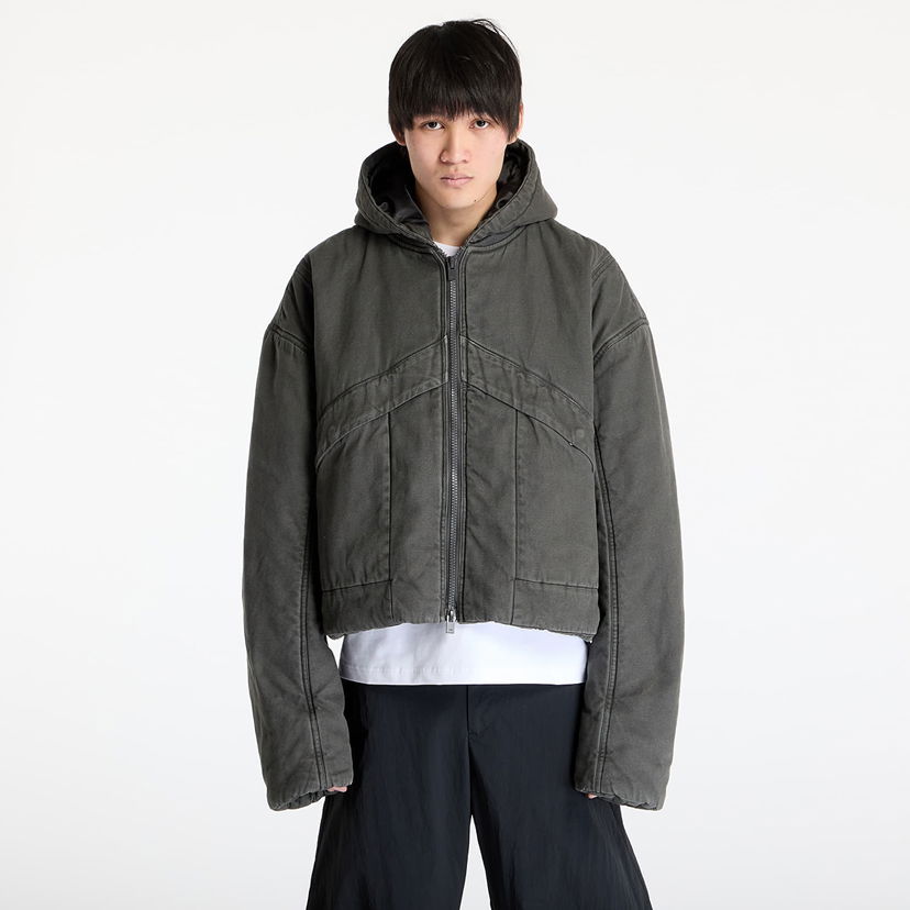 Huppari HELIOT EMIL HELIOT EMIL Parametrical Worker Hooded Jacket Harmaa | SS25_M_02_110_DGY05_CO
